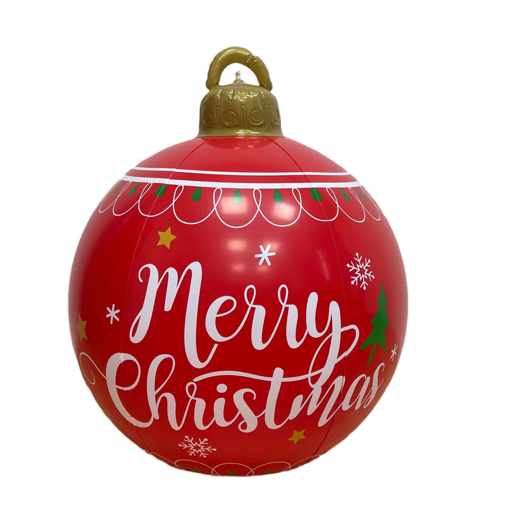Hot Sale Outdoor Christmas Inflatable Decorated Ball Pvc Giant Big Large Balls Xmas Tree Decorations Toy Ball Without Light-Serilas