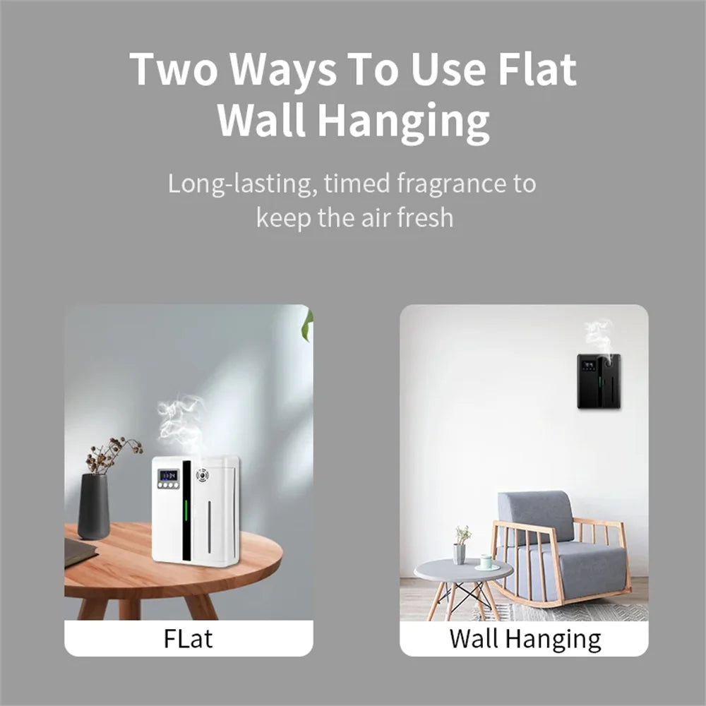 Scent Machine Aroma Diffuser 160ml Fragrance Diffuser For Large Area Hotel Lobby Home Fragrance Smell Distributor Bluetooth-Serilas