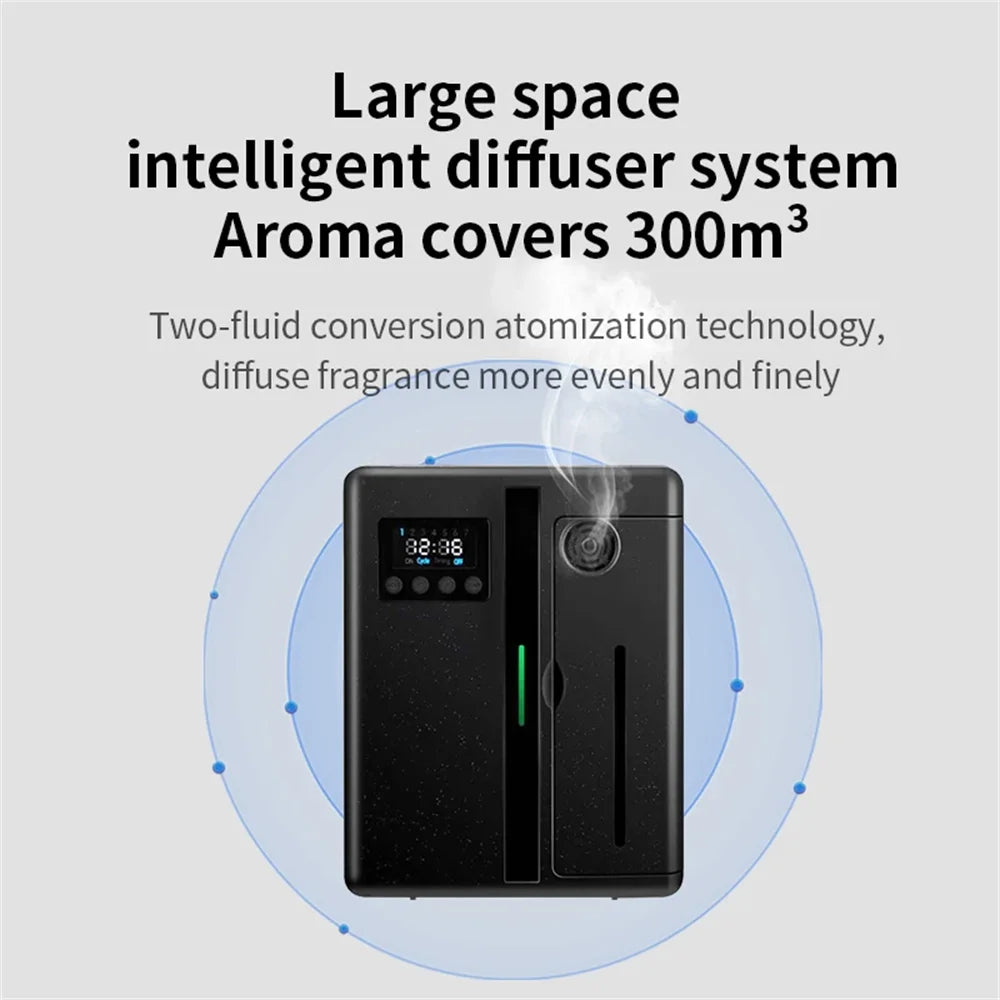 Scent Machine Aroma Diffuser 160ml Fragrance Diffuser For Large Area Hotel Lobby Home Fragrance Smell Distributor Bluetooth-Serilas