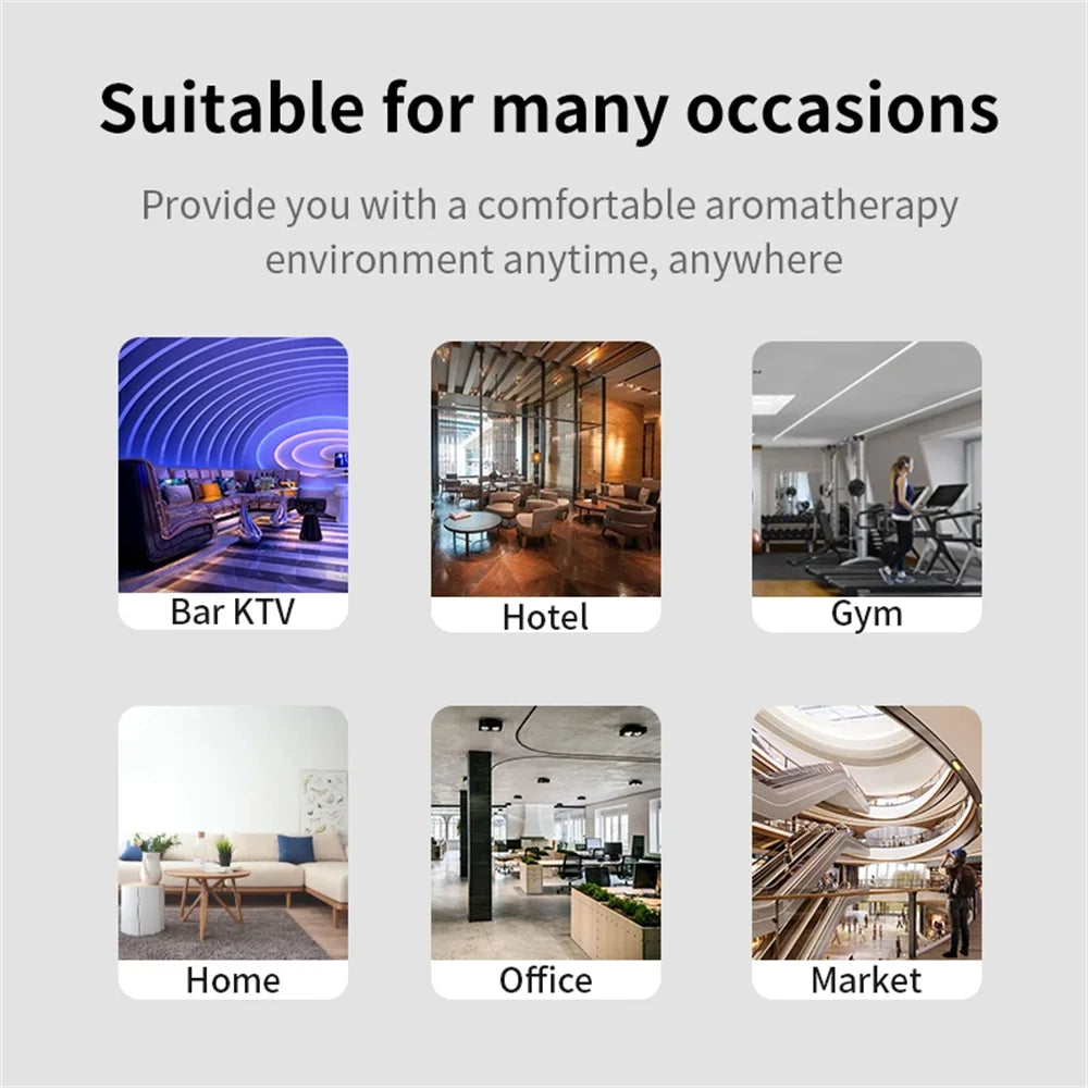 Scent Machine Aroma Diffuser 160ml Fragrance Diffuser For Large Area Hotel Lobby Home Fragrance Smell Distributor Bluetooth-Serilas