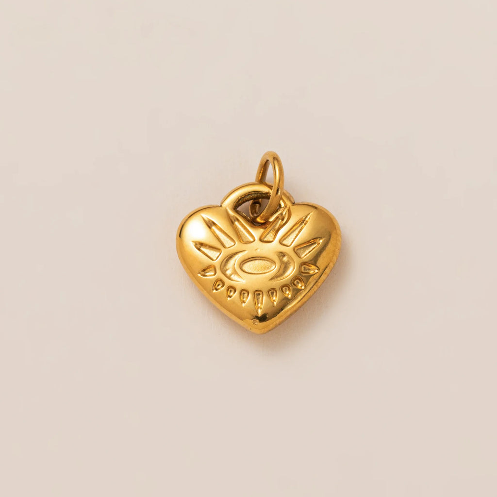 Miranda Charm Stainless Steel Heart Love Chain Necklace Water Resistant Chic Popular Romantic Korean Jewelry Gift-Serilas