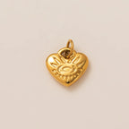 Miranda Charm Stainless Steel Heart Love Chain Necklace Water Resistant Chic Popular Romantic Korean Jewelry Gift-Serilas