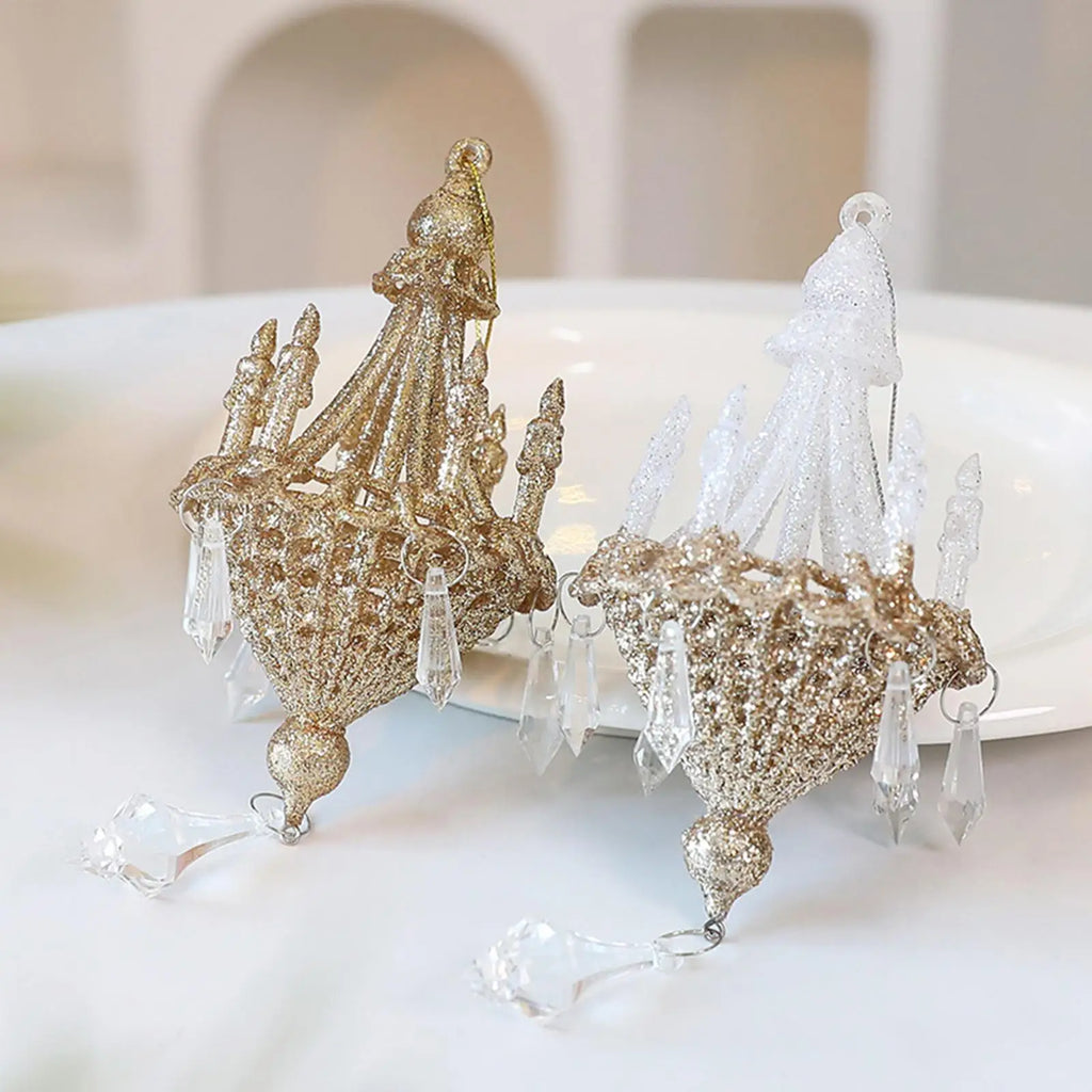 Christmas Tree Ornament Novelty Christmas Ornament for Party Engagement Cafe Decorative Pendant DIY Supplies Housewarming Gift-Serilas