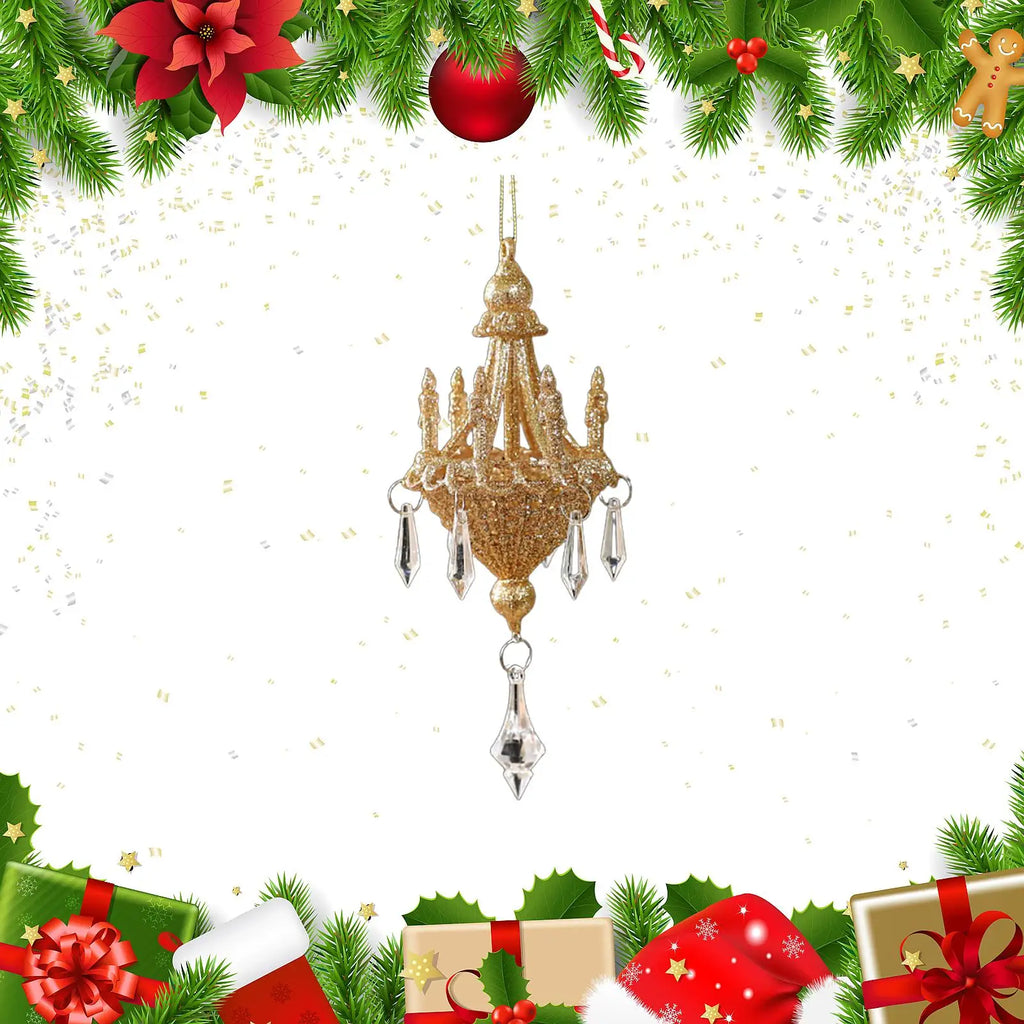 Christmas Tree Ornament Novelty Christmas Ornament for Party Engagement Cafe Decorative Pendant DIY Supplies Housewarming Gift-Serilas