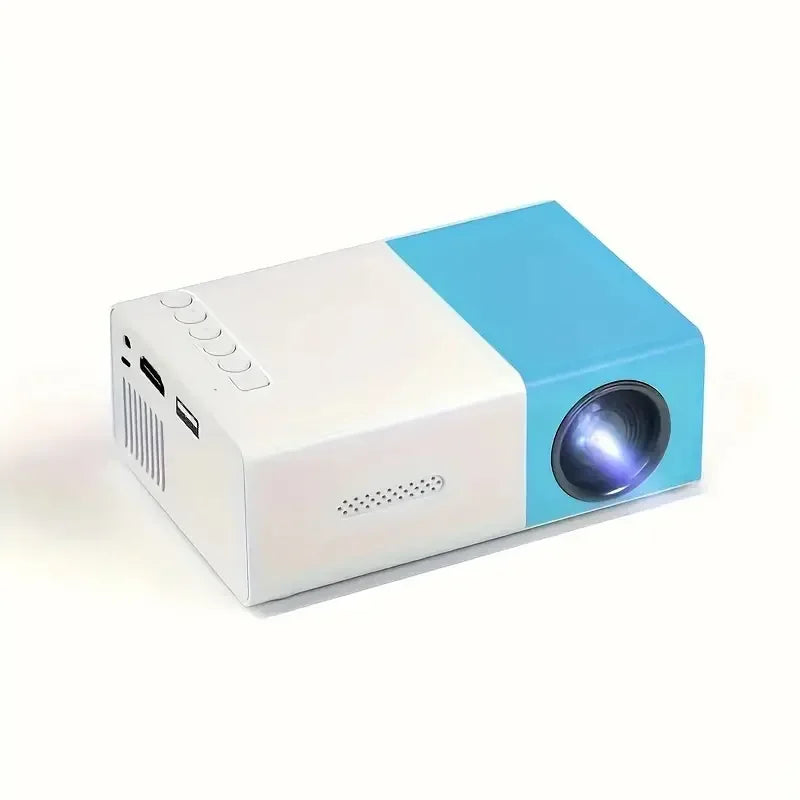 LED Home Theater Projector Small portable outdoor projector 300 lumens Home Theater Outdoor camping office meeting-Serilas