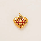 Miranda Charm Stainless Steel Heart Love Chain Necklace Water Resistant Chic Popular Romantic Korean Jewelry Gift-Serilas