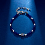 Lucky Amulet Evil Eye Charm Bracelet Gold Color Silver Color String Chain Braided Friendship Bracelet for Women Men Jewelry Gift-Serilas