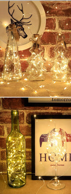 LED String Lights Night Light Holiday lighting Fairy Garland 1M2M3M 5M Decoration Light For New Year Wedding Brithday Party Lamp-Serilas