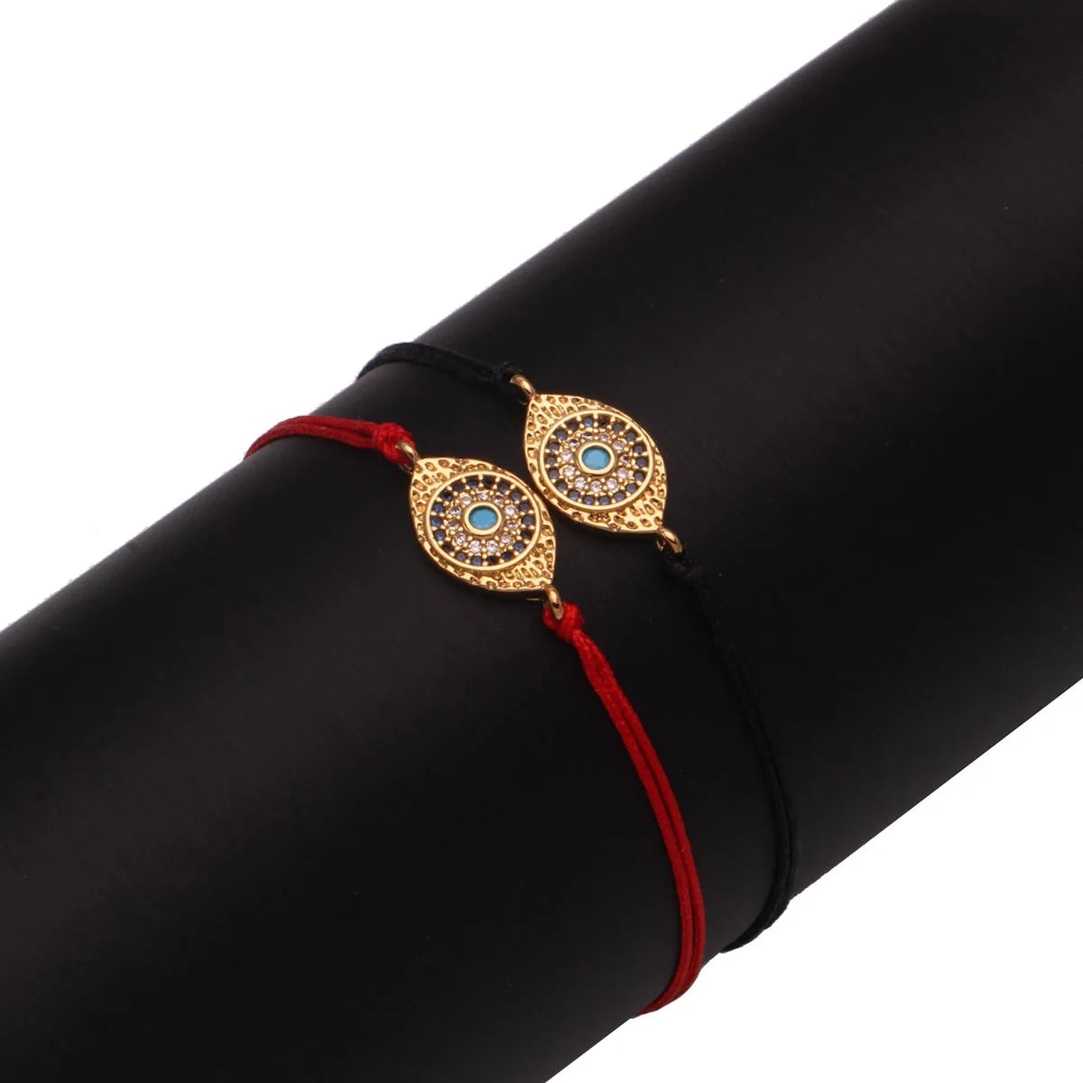 Copper Blue Evil Eye Charm Bracelet Red String Kabbalah Protection Handmade Adjustable Jewelry For Women Men Boys Girls Baby-Serilas