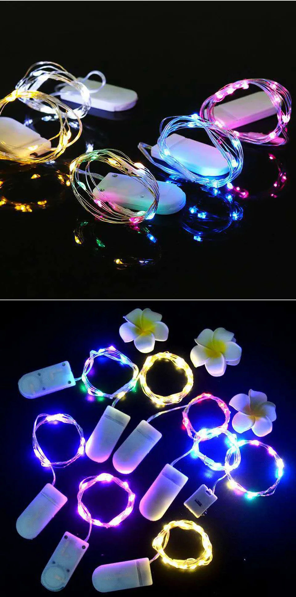 LED String Lights Night Light Holiday lighting Fairy Garland 1M2M3M 5M Decoration Light For New Year Wedding Brithday Party Lamp-Serilas