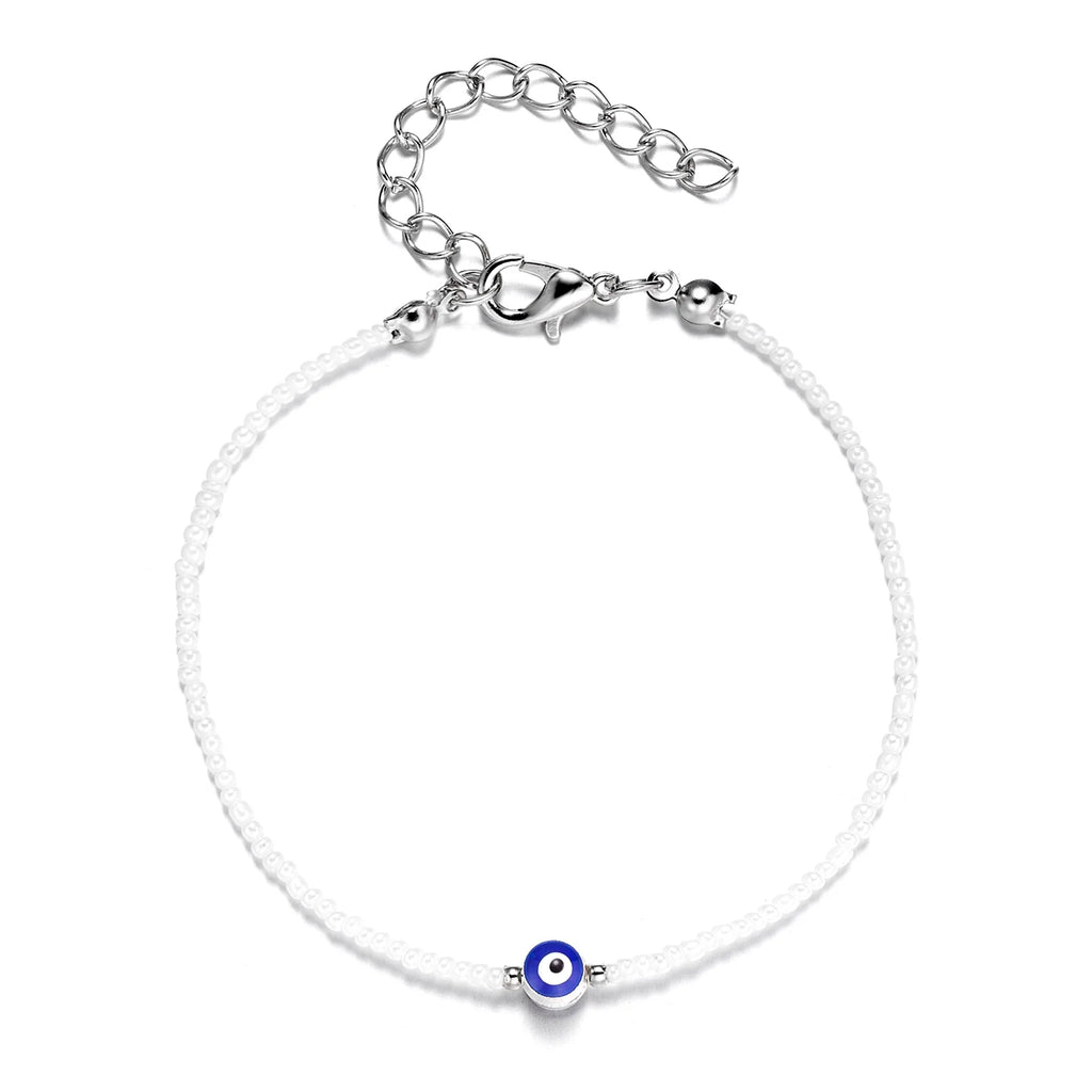 Lucky Amulet Evil Eye Charm Bracelet Gold Color Silver Color String Chain Braided Friendship Bracelet for Women Men Jewelry Gift-Serilas