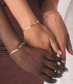 Tarnish Free Stainless Steel 18K Gold Plated Short Herringbone Chain Choker Necklaces For Women Minimalist Gold Chain Necklace-Serilas