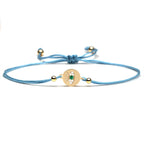 Copper Blue Evil Eye Charm Bracelet Red String Kabbalah Protection Handmade Adjustable Jewelry For Women Men Boys Girls Baby-Serilas