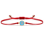 Copper Blue Evil Eye Charm Bracelet Red String Kabbalah Protection Handmade Adjustable Jewelry For Women Men Boys Girls Baby-Serilas