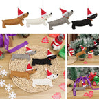 Gift Party Supplies Hang Decorations Ornaments Xmas Pendant Dachshund Dog Christmas Tree Accessories-Serilas