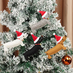 Gift Party Supplies Hang Decorations Ornaments Xmas Pendant Dachshund Dog Christmas Tree Accessories-Serilas