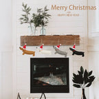 Gift Party Supplies Hang Decorations Ornaments Xmas Pendant Dachshund Dog Christmas Tree Accessories-Serilas