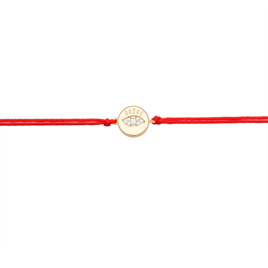 Copper Blue Evil Eye Charm Bracelet Red String Kabbalah Protection Handmade Adjustable Jewelry For Women Men Boys Girls Baby-Serilas