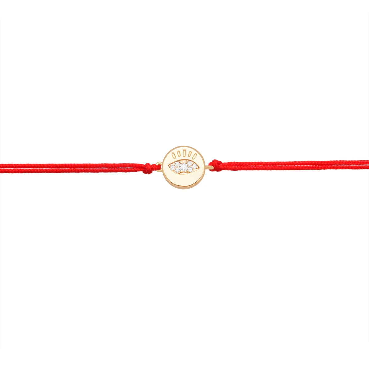 Copper Blue Evil Eye Charm Bracelet Red String Kabbalah Protection Handmade Adjustable Jewelry For Women Men Boys Girls Baby-Serilas