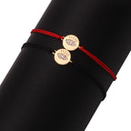 Copper Blue Evil Eye Charm Bracelet Red String Kabbalah Protection Handmade Adjustable Jewelry For Women Men Boys Girls Baby-Serilas
