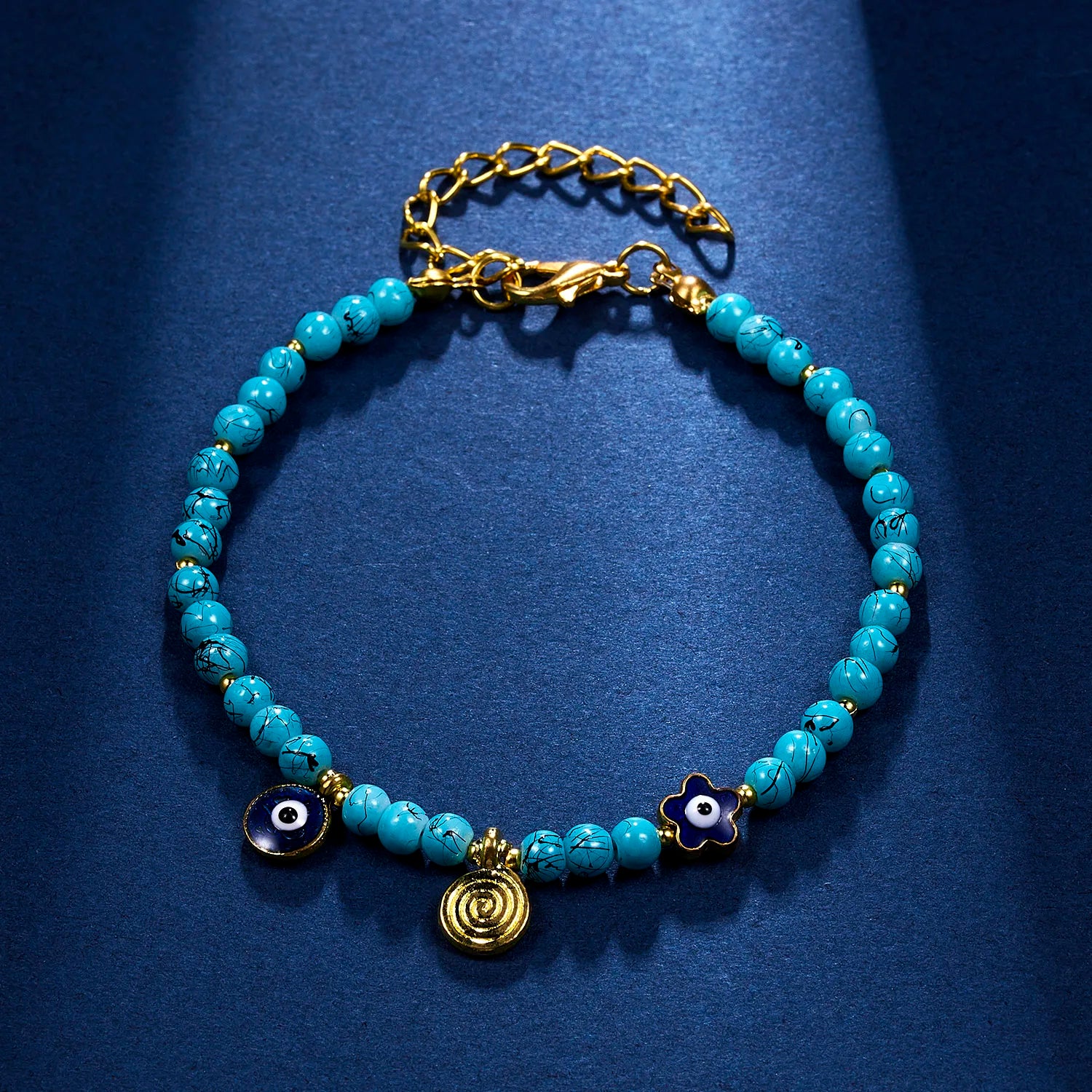 Lucky Amulet Evil Eye Charm Bracelet Gold Color Silver Color String Chain Braided Friendship Bracelet for Women Men Jewelry Gift-Serilas