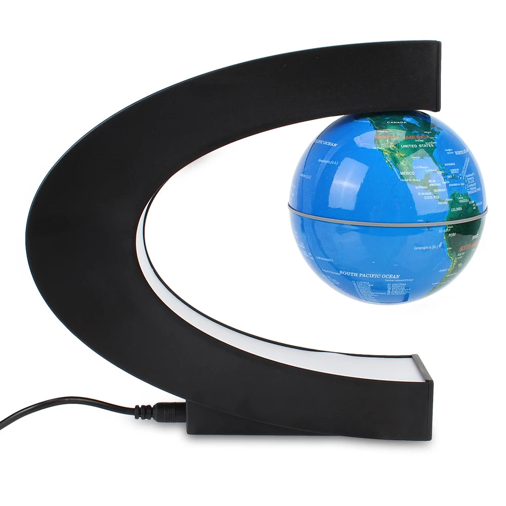 Floating Magnetic Levitation Globe LED World Map Electronic Antigravity Lamp Novelty Ball Light Home Decoration Birthday Gifts-Serilas