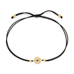 Copper Blue Evil Eye Charm Bracelet Red String Kabbalah Protection Handmade Adjustable Jewelry For Women Men Boys Girls Baby-Serilas