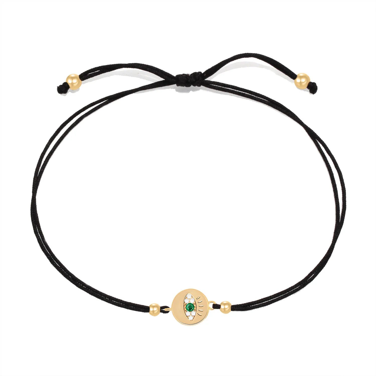 Copper Blue Evil Eye Charm Bracelet Red String Kabbalah Protection Handmade Adjustable Jewelry For Women Men Boys Girls Baby-Serilas