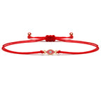 Copper Blue Evil Eye Charm Bracelet Red String Kabbalah Protection Handmade Adjustable Jewelry For Women Men Boys Girls Baby-Serilas
