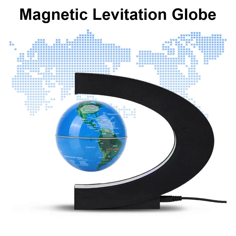 Floating Magnetic Levitation Globe LED World Map Electronic Antigravity Lamp Novelty Ball Light Home Decoration Birthday Gifts-Serilas