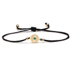 Copper Blue Evil Eye Charm Bracelet Red String Kabbalah Protection Handmade Adjustable Jewelry For Women Men Boys Girls Baby-Serilas