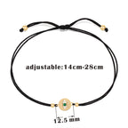 Copper Blue Evil Eye Charm Bracelet Red String Kabbalah Protection Handmade Adjustable Jewelry For Women Men Boys Girls Baby-Serilas