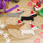 Gift Party Supplies Hang Decorations Ornaments Xmas Pendant Dachshund Dog Christmas Tree Accessories-Serilas