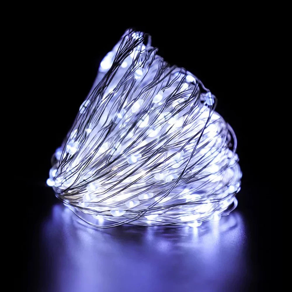 LED String Lights Night Light Holiday lighting Fairy Garland 1M2M3M 5M Decoration Light For New Year Wedding Brithday Party Lamp-Serilas