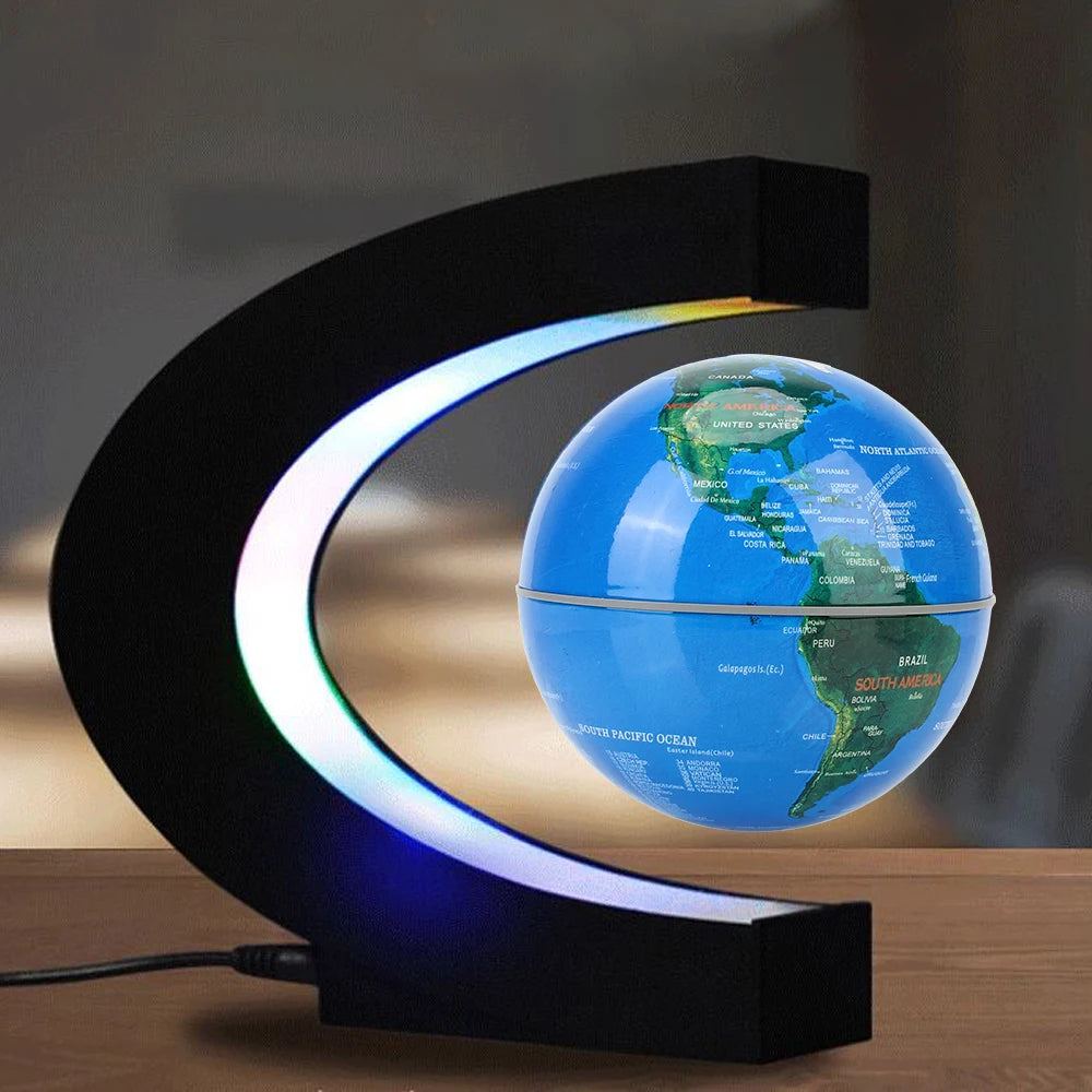 Floating Magnetic Levitation Globe LED World Map Electronic Antigravity Lamp Novelty Ball Light Home Decoration Birthday Gifts-Serilas