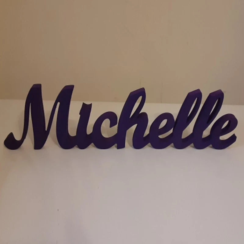 Personalized custom name wooden letters wedding decoration letters-Serilas