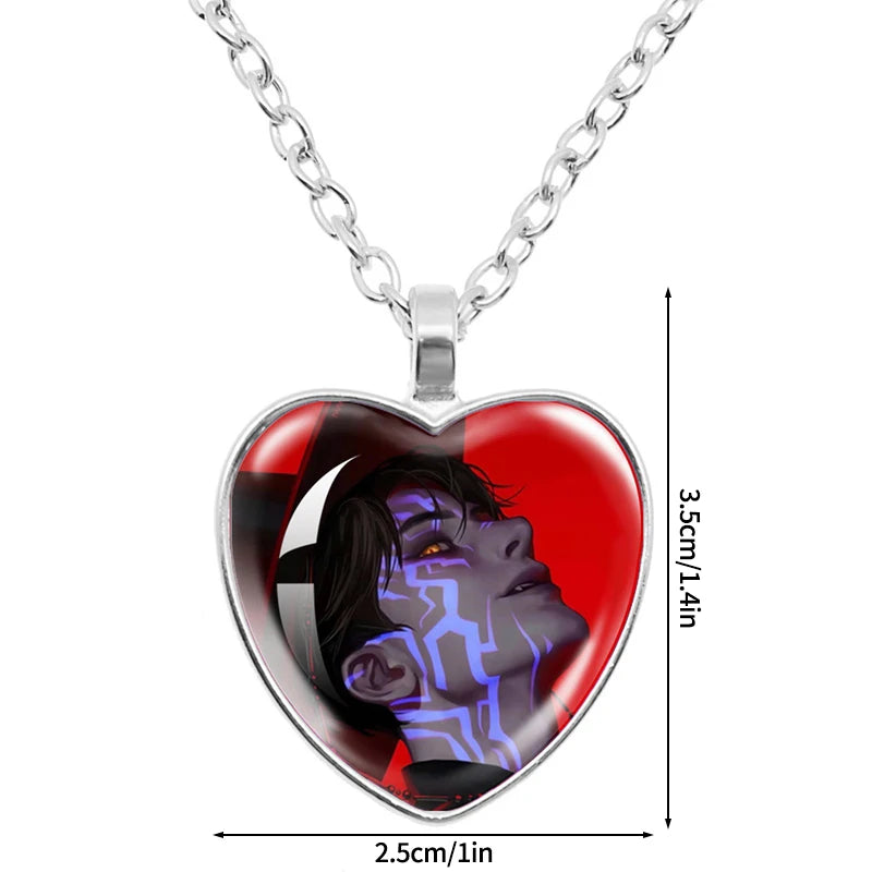 Gabby Dollhouse Heart Necklace Colorful Beaded Bracelet Cute Cartoon Anime Cosplay Jewelry Accessories Kids Girls Birthday Gift-Serilas