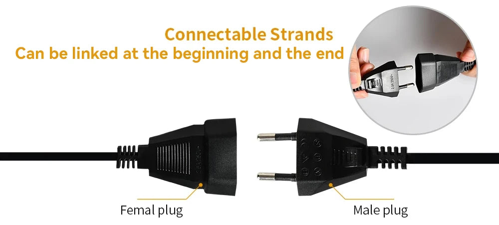 LED String Light G40 Shatterproof Light String IP44 Patio Light Outdoor Garland Light For Garden Wedding Decoration 18M 26M 45M-Serilas