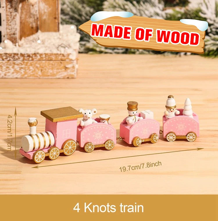 Christmas Train Merry Christmas Decorations For Home 2025 Cristmas Ornament Xmas Navidad Noel Gifts Happy New Year 2026 Gifts-Serilas