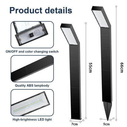 1/4 Pack Solar Pathway Lights Outdoor Solar Lights 