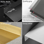 Floating Bathroom Shelves Without Drilling Storage Wall Rack Home Organizer Ledge Hardwares Cabinet Kitchen Accessories Toilet-Serilas