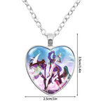 Gabby Dollhouse Heart Necklace Colorful Beaded Bracelet Cute Cartoon Anime Cosplay Jewelry Accessories Kids Girls Birthday Gift-Serilas