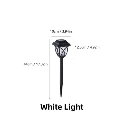 8 Pack LED Solar Courtyard Lamp Outdoor Waterproof Lawn Lights Solar Garden Paths Lane Landscape Lighting Decorative Lights