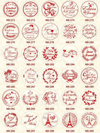 Ornament wreath Name Wedding Customized Wax Stamp Initial stamp,DIY Ancient Seal Retro Stamp,Personalized designVintage Wax Seal-Serilas