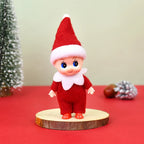 Christmas Baby Elf Dolls Mini Baby Pendants Merry Christmas Decor Gifts Festive Party Decoration Xmas Toys Gift For Kid Child-Serilas