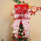 Christmas Celebration Red Holiday Decoration Great Holiday Centerpiece Sturdy Cloth Material For Holiday Table-Serilas