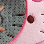 50x60cm Kawaii Hello Kitty Cartoon Rug Anime Kt Cat Plush Floor Mat Bathroom Non-Slip Carpet Car Cushion Soft Living Room Decor-Serilas