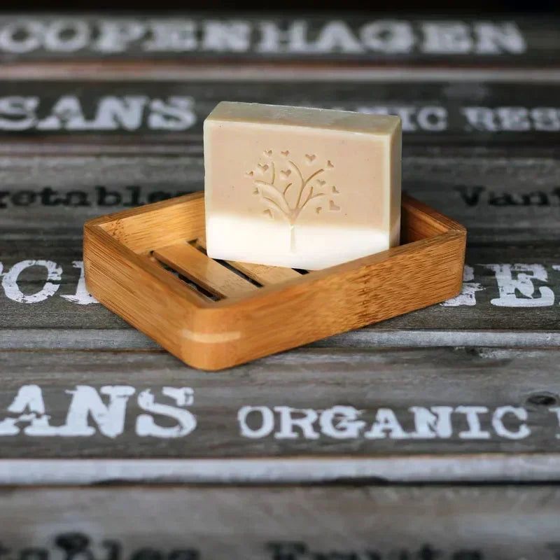 Portable Wooden Natural Bamboo Soap Dishes Tray Holder Storage Soap Rack Plate Container Bathroom Accessories  Storage Organizer-Serilas