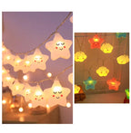 LED Lights String Star Garland Lamp USB/Battery Powered For Living Room Outdoor Garden Camping Wedding Christmas Party Decor-Serilas