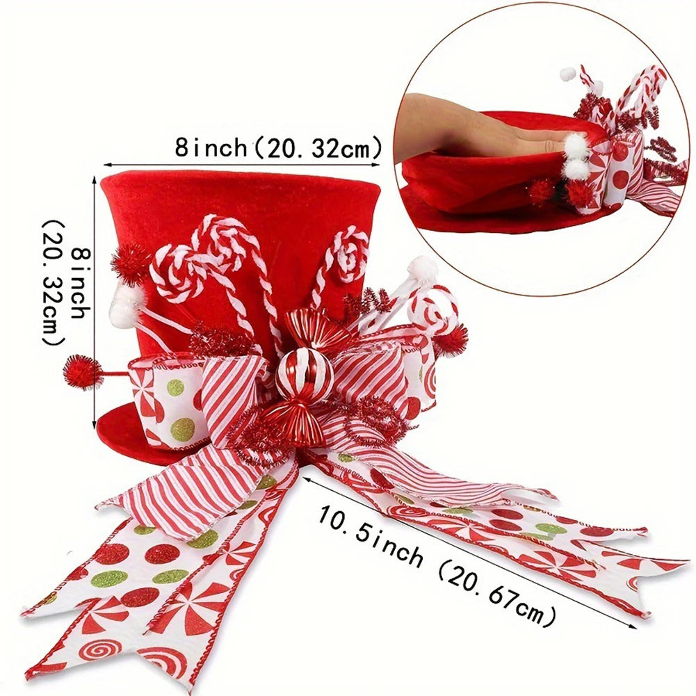 Christmas Celebration Red Holiday Decoration Great Holiday Centerpiece Sturdy Cloth Material For Holiday Table-Serilas